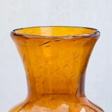 Bubbled glass vase
