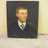 Painting on canvas by Emile Charpentier
