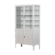 Medical Iron And Glass Cabinet, 1940s