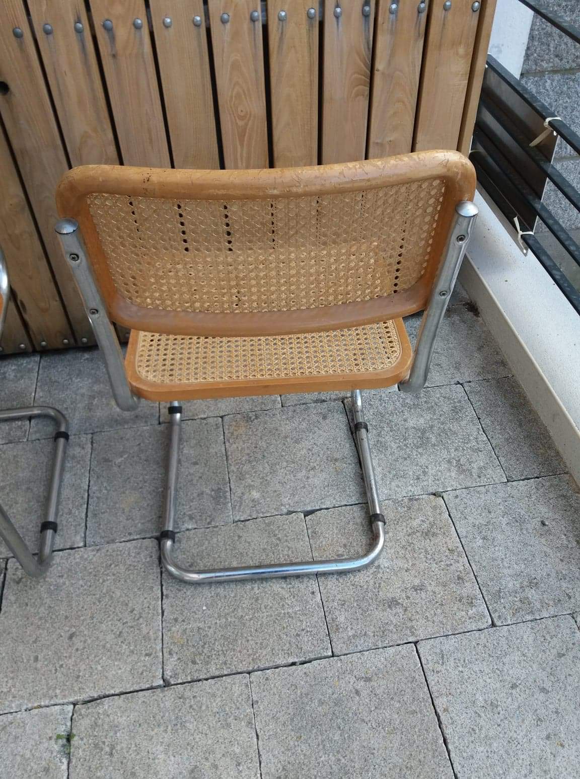 Set of 3 chairs B32 by Marcel Breuer