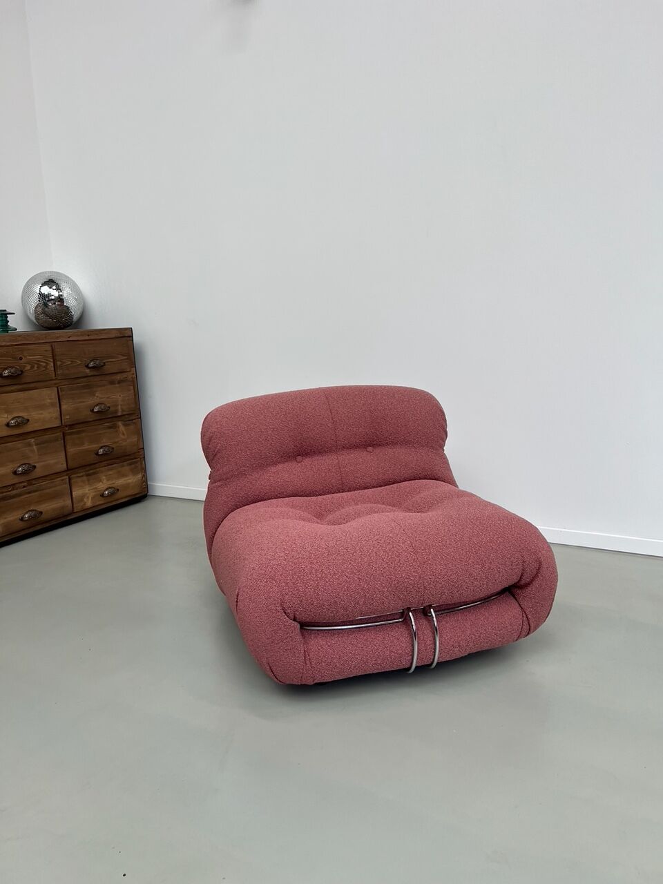 Armchair Soriana Afra and Tobia Scarpa 60s Cassina