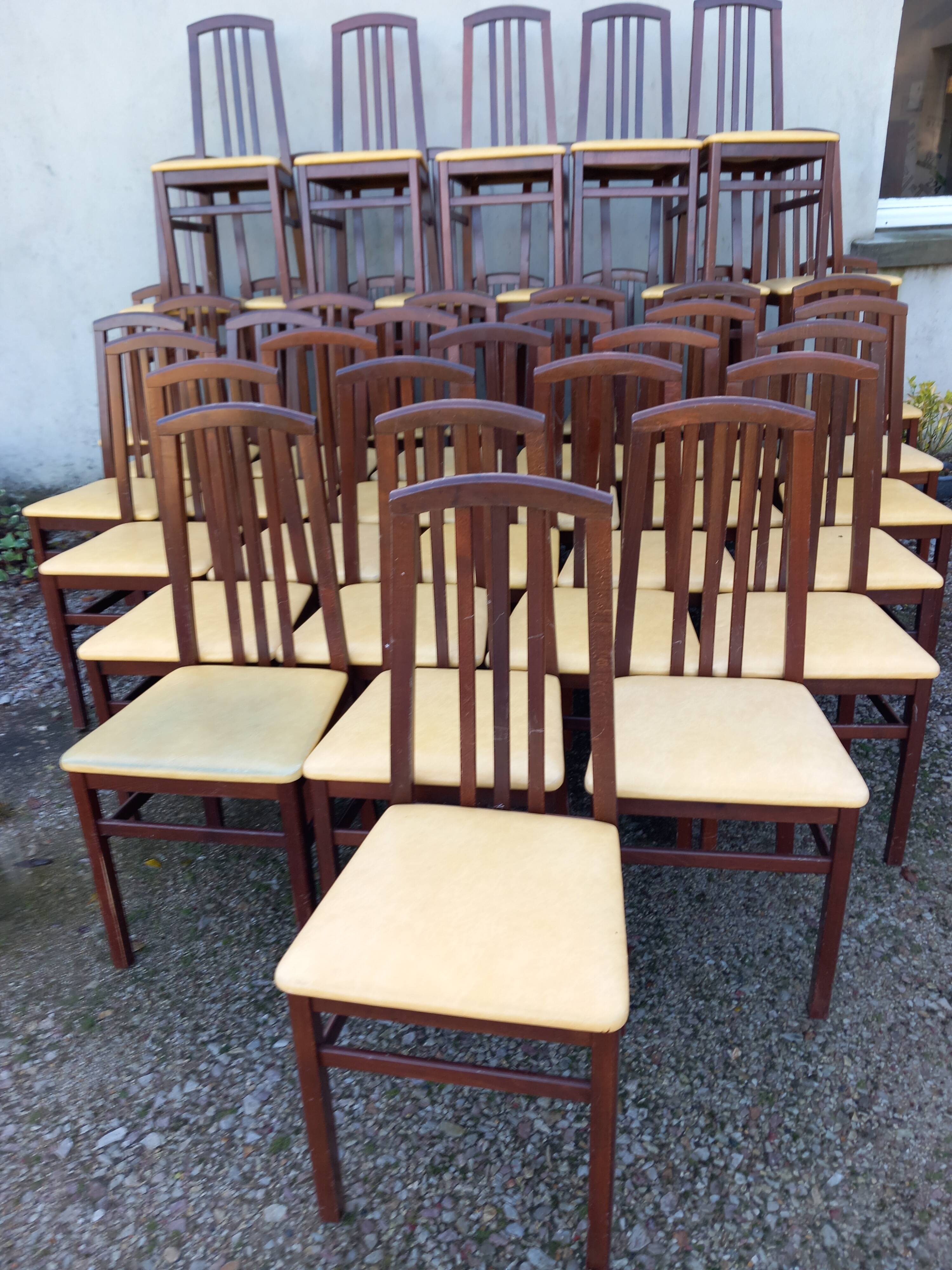 40 chairs
