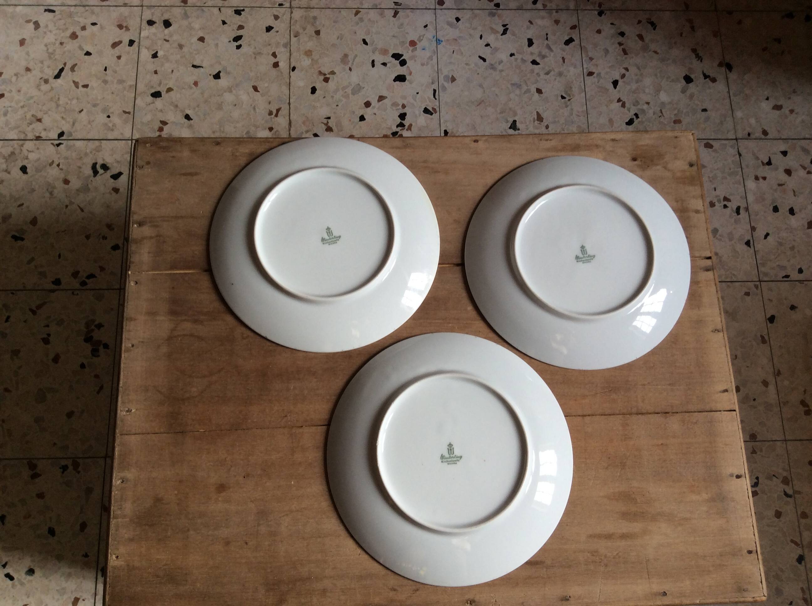 3 desert plates