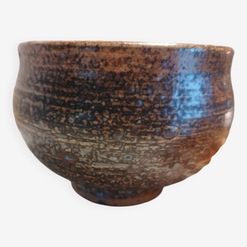 Vide-poche vase en grès pyrité