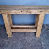 Brutalist console 120 cm solid wood