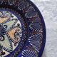 HB Quimper plate with pearl/embroidery signed P. Poquet
