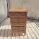 Commode/chest of drawers with tapered legs