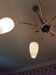 Chandelier 5 arms, 1950