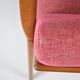 Original scandinavian armchair Stefan, restored, 1960s icon, pink