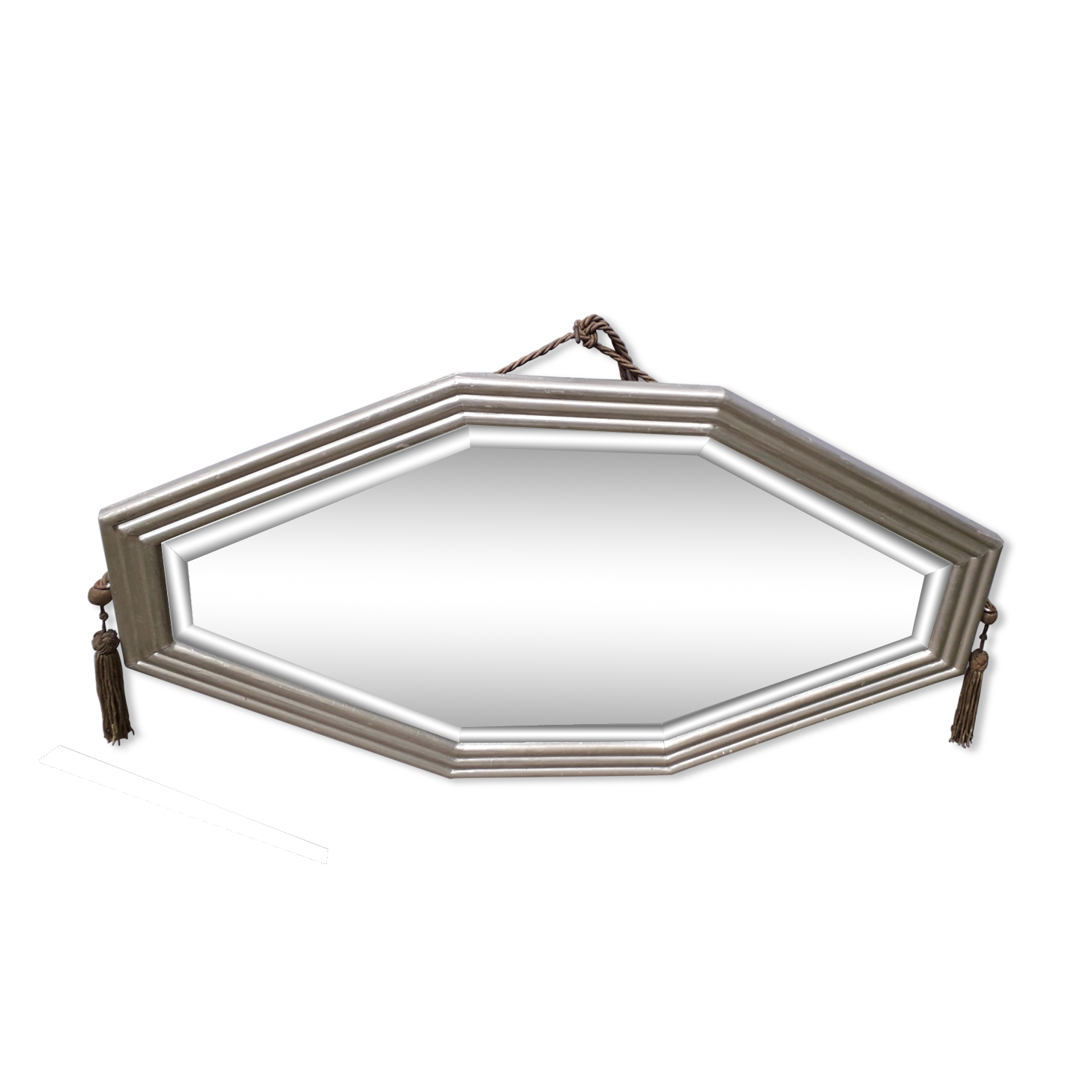 Antique mirror art deco 43x89 cm