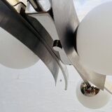 Chandelier of 4 space-age opalines