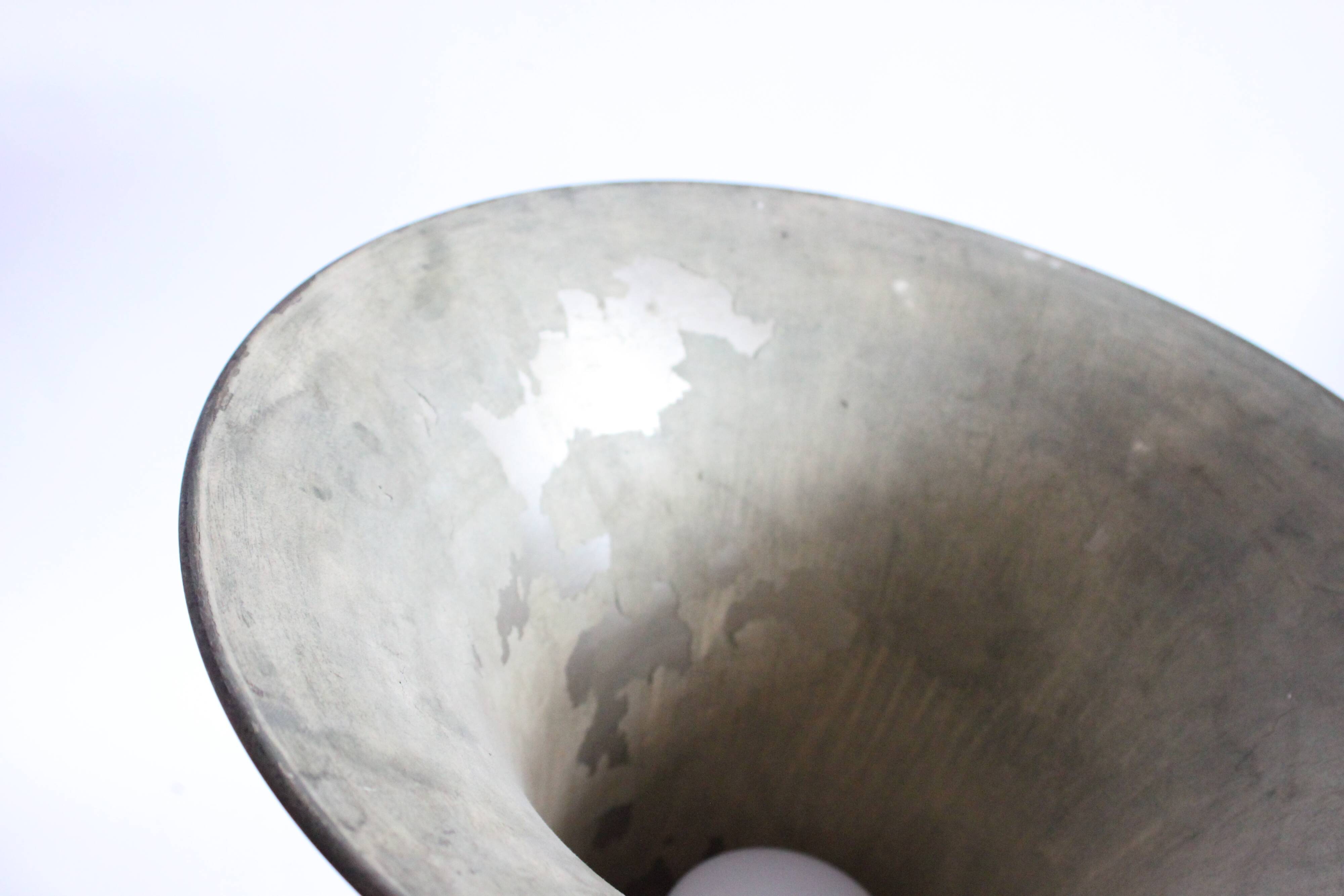 Lampe calice en laiton de style Art déco, années 1930-1940