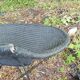 Garden armchair natural braiding