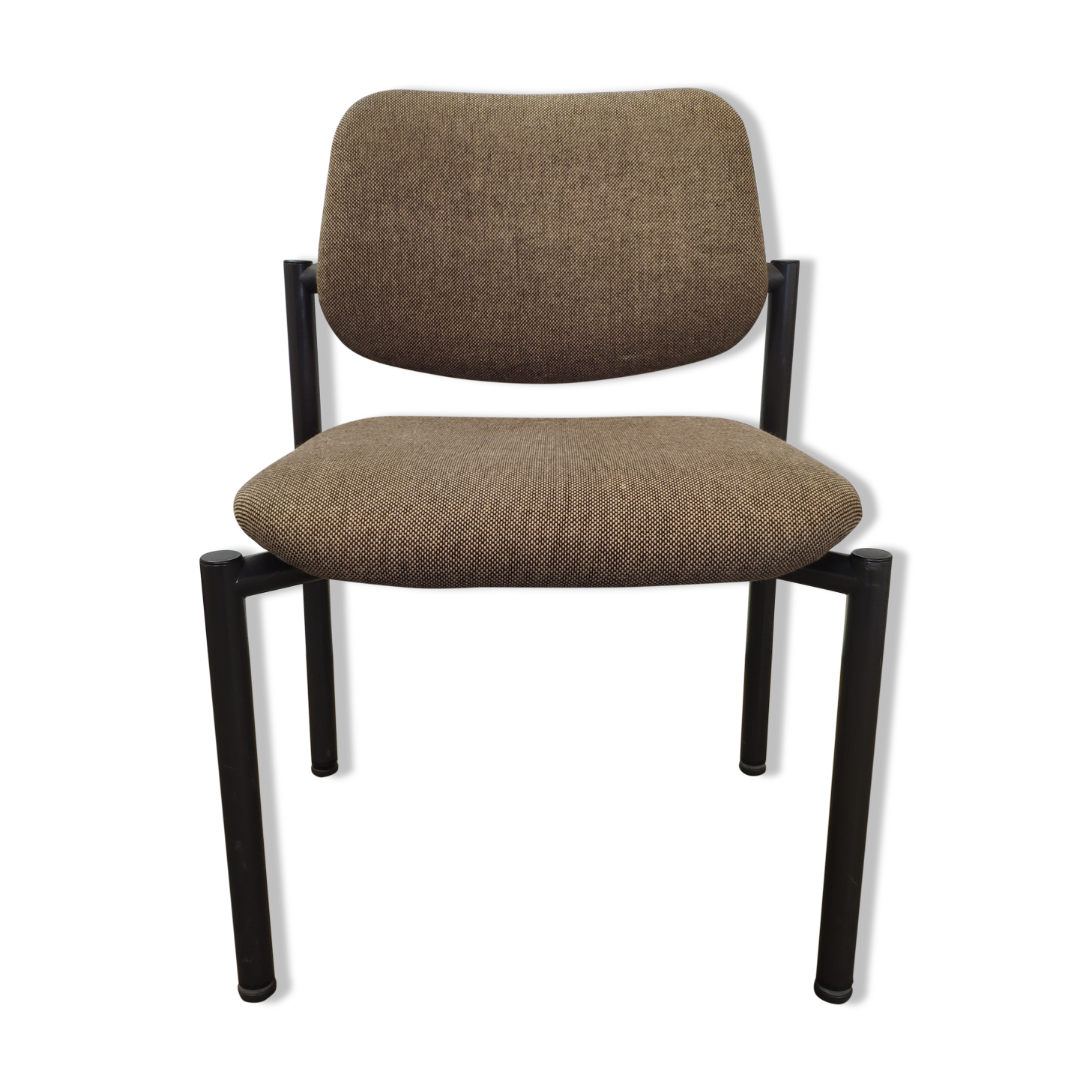 Martin Stoll Champenay vintage office chair metal and fabric