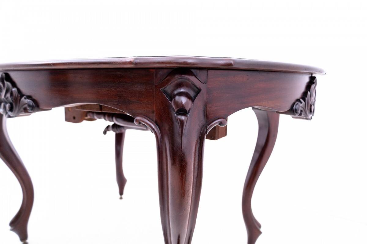 Mahogany table, Western Europe, circa 1920.