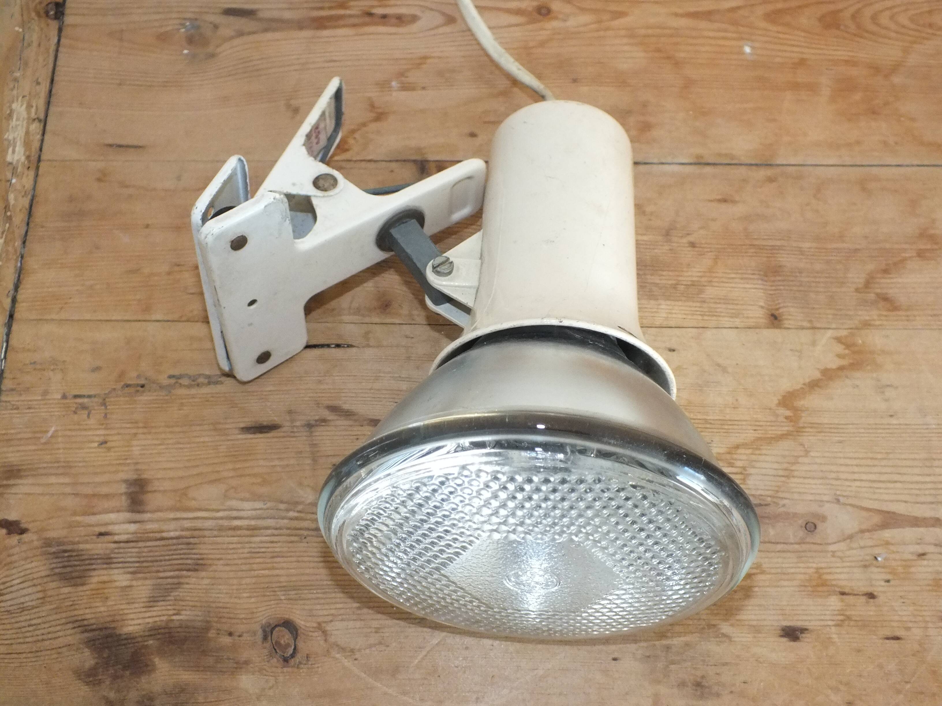 Duo of Lita clip-on spot lamps