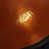 Vintage round wall mirror Syla 710, France 1970