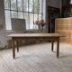 1950s oak butcher's farm table
