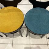 Set of 4 Baumann Bistro chairs, Mouette model, vintage 1970