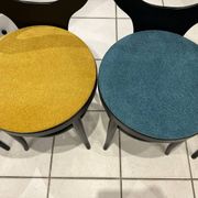 Set of 4 Baumann Bistro chairs, Mouette model, vintage 1970