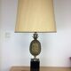 Lampe ananas doré maison Le Dauphin années 70