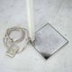 Mid-Century Chrome and Glass Floor Lamp attributed to Sciolari, Italy 1970s