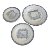 Part of old service in earthenware of Salins