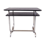 Table Bauhaus noire fabriquée dans les années 1930 en Allemagne