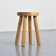 Paire de tabourets par René Martin, Méribel, circa 1965