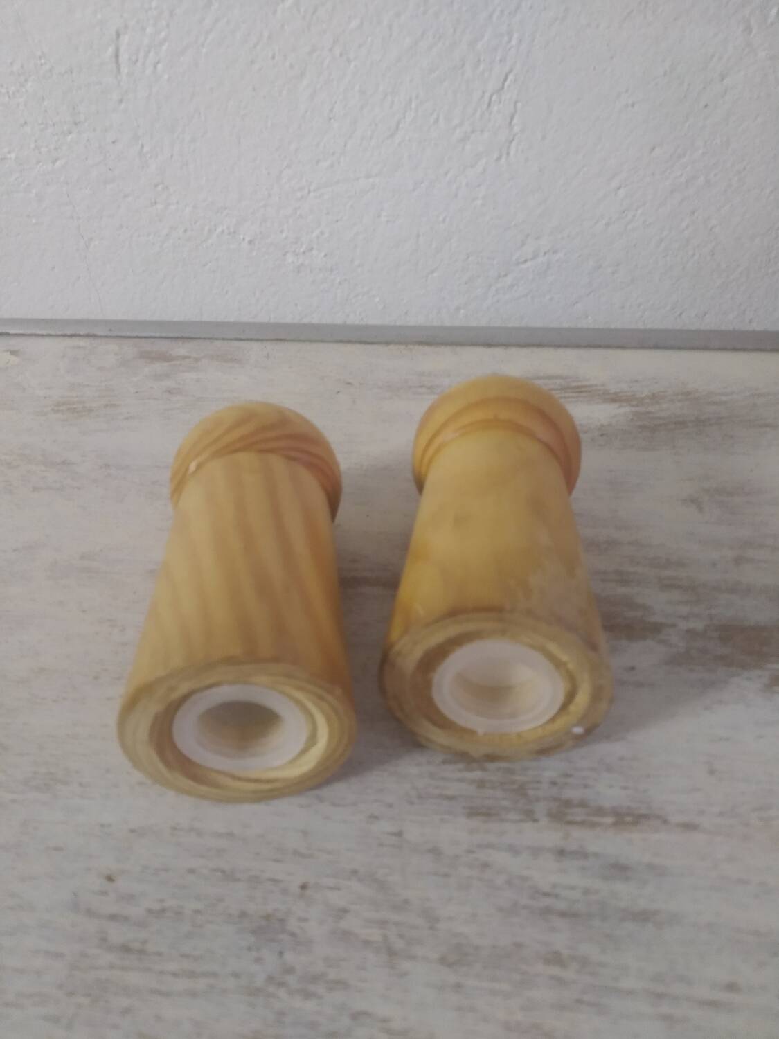 Wooden salt and pepper shaker