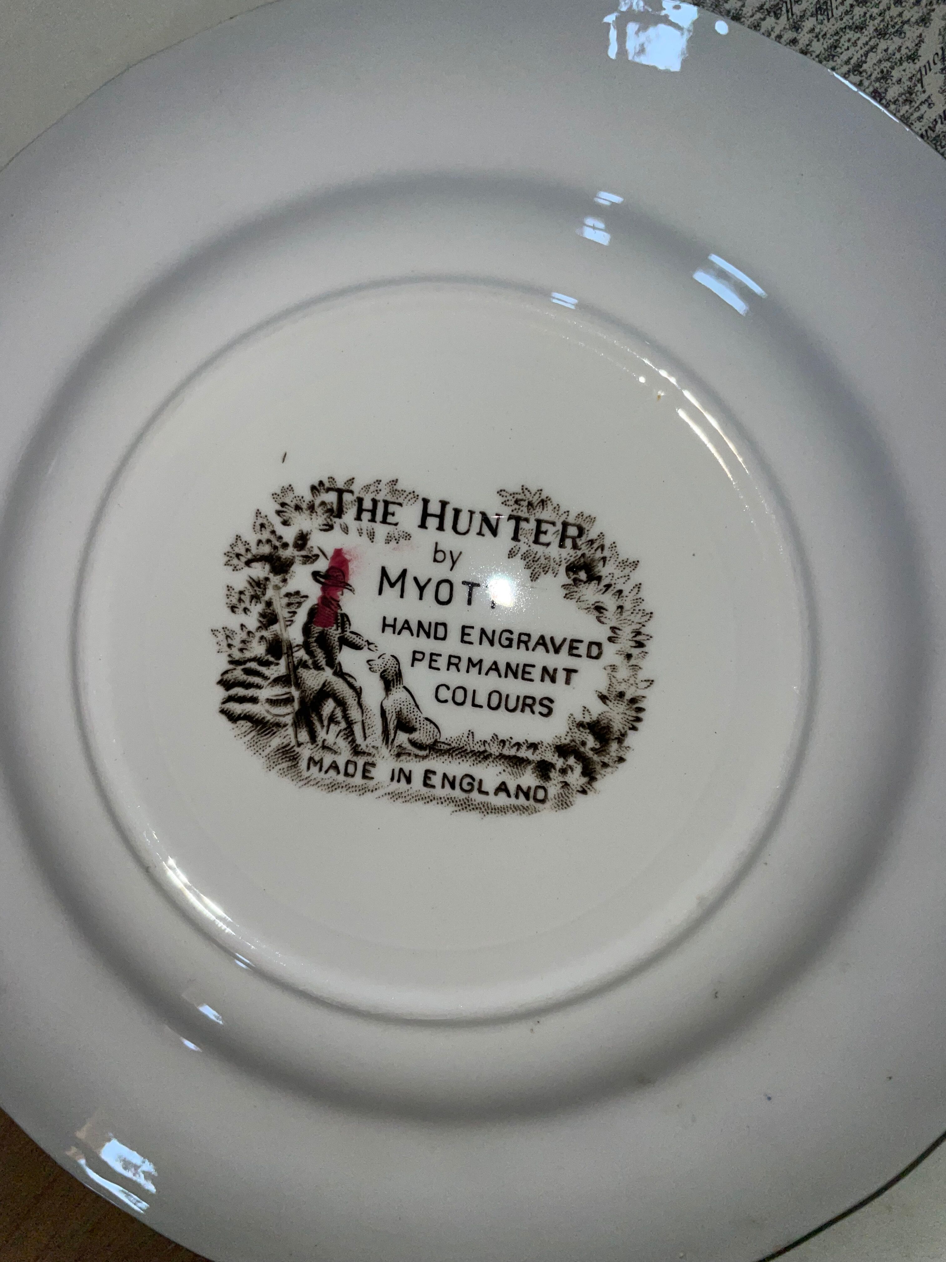 Dessert plates The Hunter