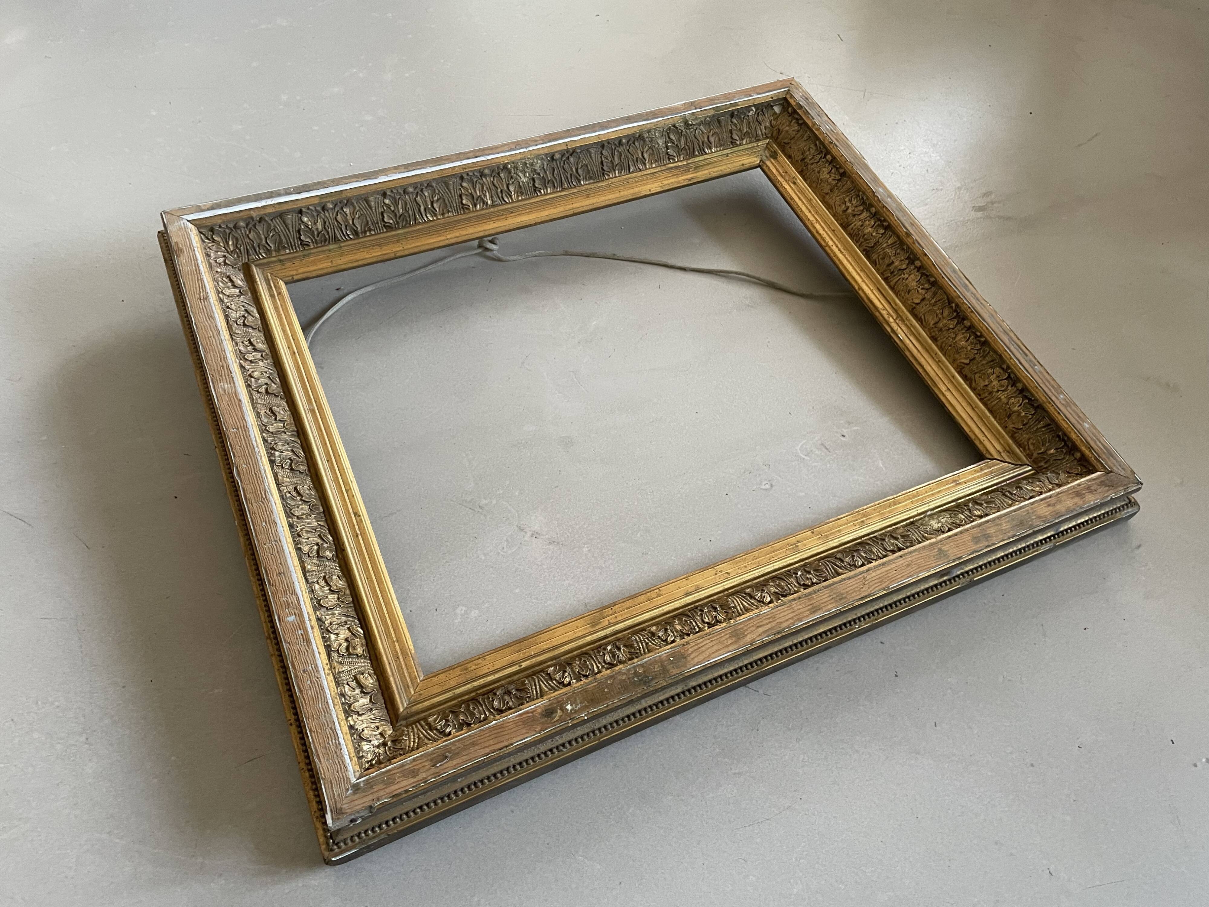 Old golden frame 54x46cm