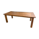 XL vintage solid wood dining table / farmhouse table