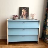 Restored vintage shoe cabinet