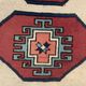 Old Turkish Kazak rug 129x98 cm vintage tribal