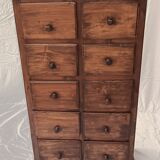 Ancien meuble de métier chiffonnier 8 tiroirs