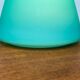 Postmodern Dutch glass cone table lamp by Mobo Light, Holland, 1980s.