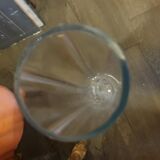 Vase soliflore molded glass