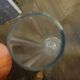 Vase soliflore  verre moulé