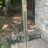 Lampadaire en plexiglass et laiton doré époque xxeme siècle