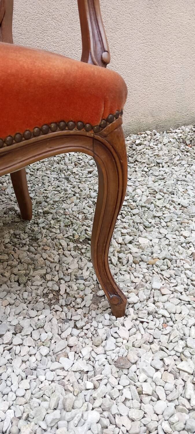 Fauteuil cabriolet style Louis XV
