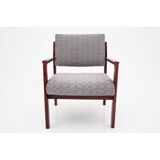 Fauteuil gris et jaune
