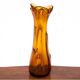 Amber Vase, Ząbkowice Glassworks, Poland, 1960s