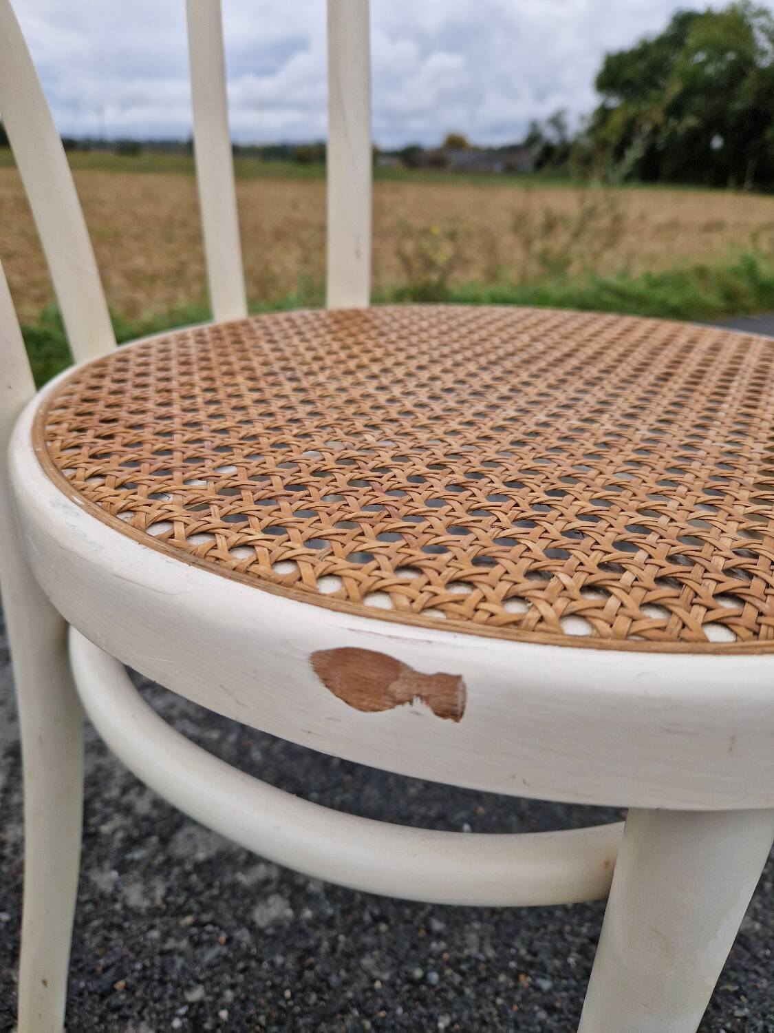 Set of 3 vintage bistro chairs