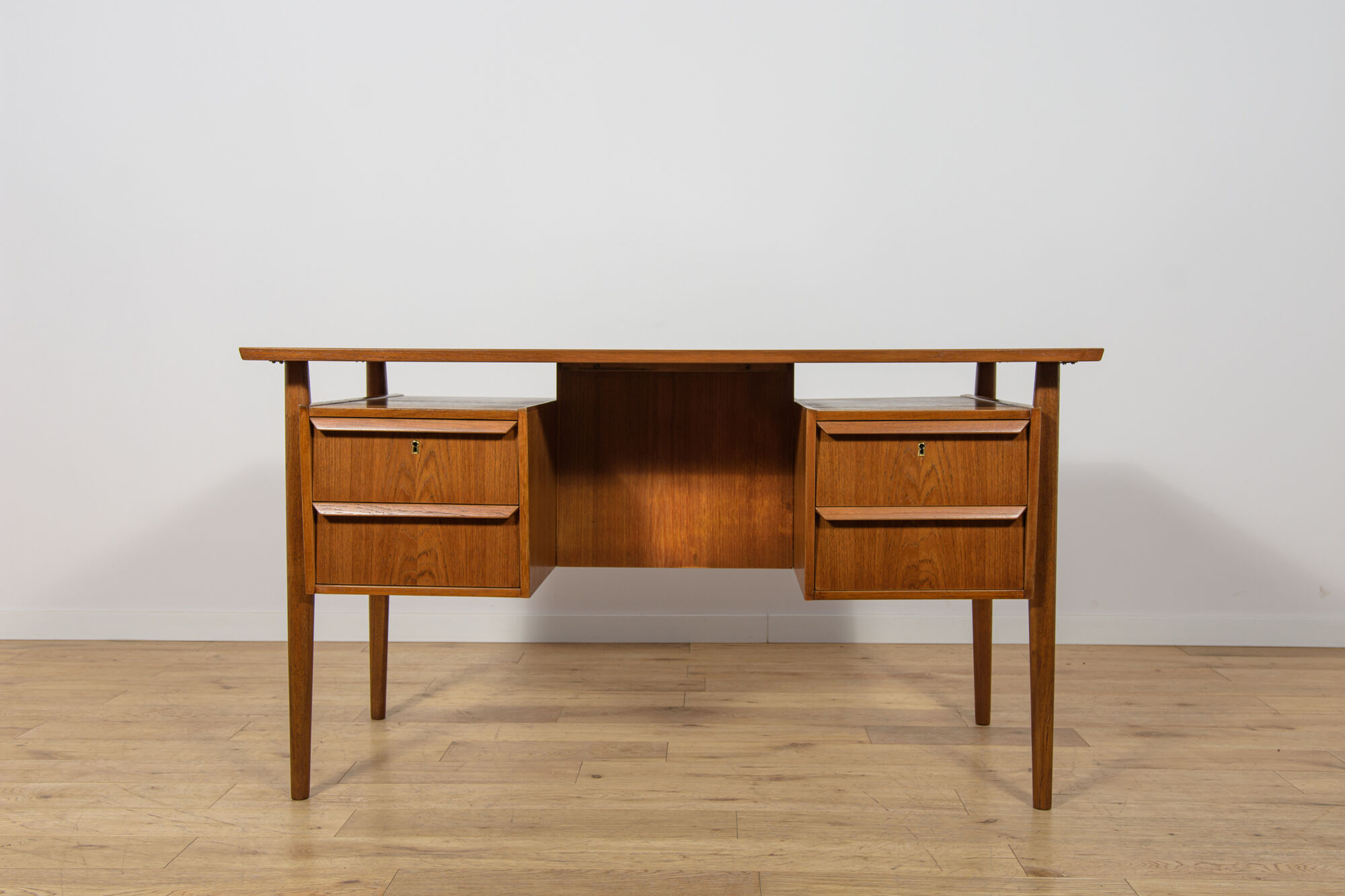 Mid-Century Teak Desk by Gunnar Nielsen Tibergaard, Denmark, 1960s