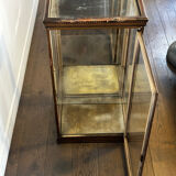 Counter display cabinet in wood and glass in Louis XVI style, 19th century.