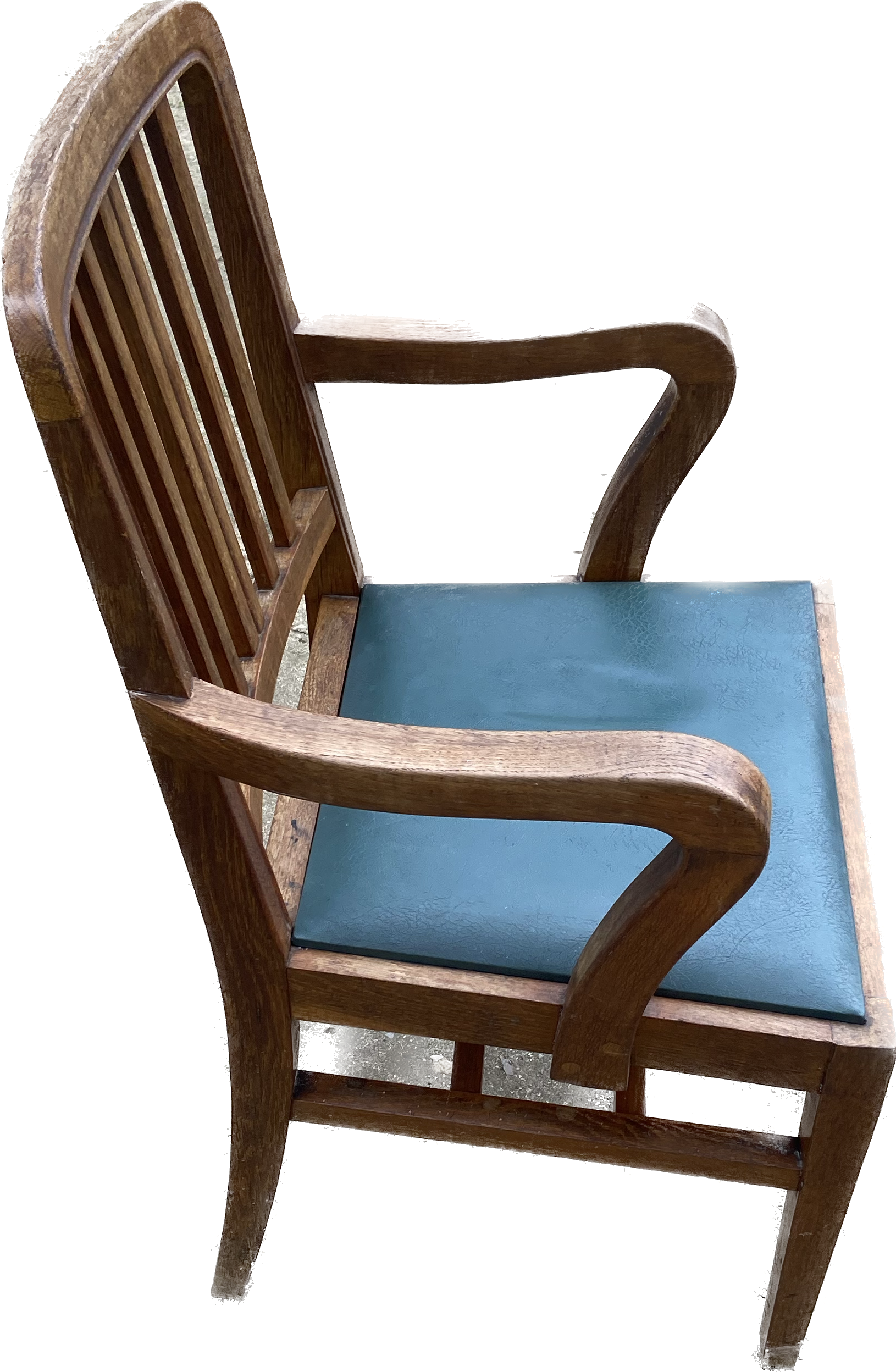 Antique wooden armchair