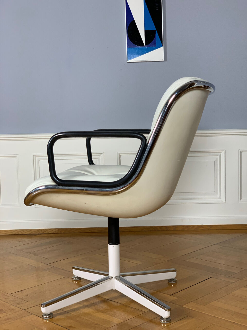 Charles Pollock office armchair for Knoll