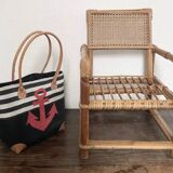 Child's rattan armchair