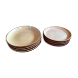 Set of 8 stoneware plates